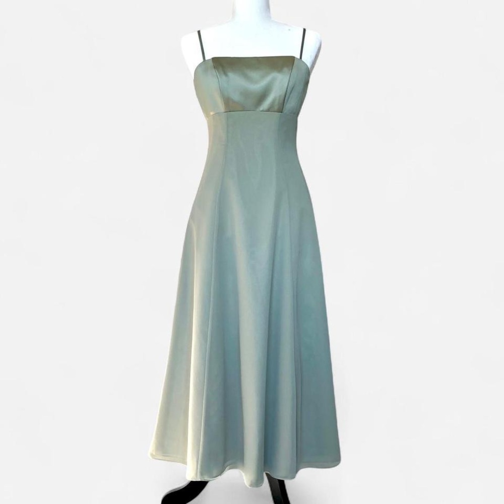 Alfred Angelo Sage Green Maxi Dress
